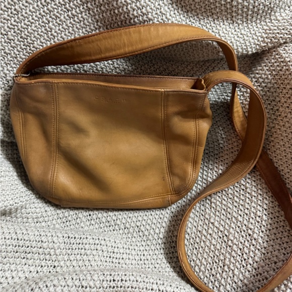Coach Handbags - Coach Vintage Womens‎ Handbag Brown Leather Shoulder Bag